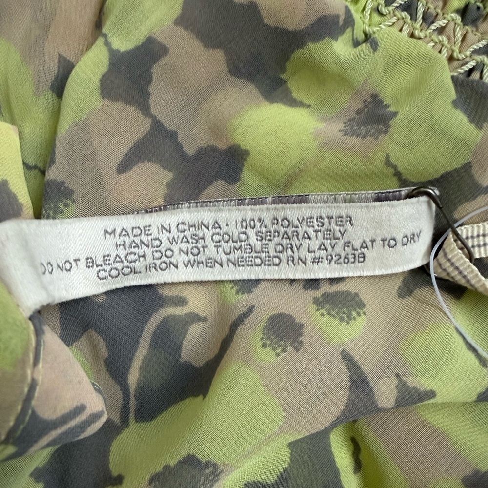 Fossil Yellow and Green Floral Blouse - Picture 11 of 12
